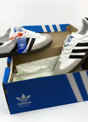 Adidas samba white&black