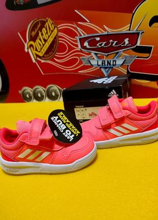 Adidas. в наявності. неонові кросівки adidas tensaur i pink.7 фото