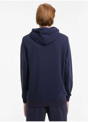 Худи puma ess big logo hoodie peacoat l (58668806-0002)2 фото