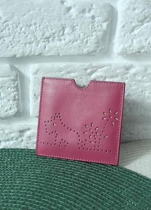 Чохол для дзеркальця radley. натуральна шкіра. можна використовувати як картхолдер