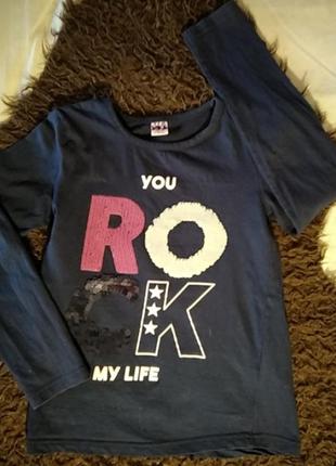 Лонгслив с пайетками