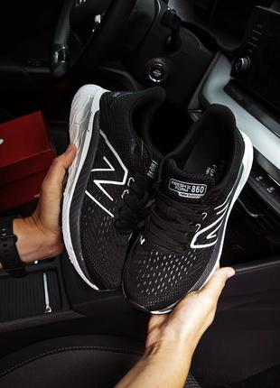 Кроссовки new balance fresh foam 860 черные