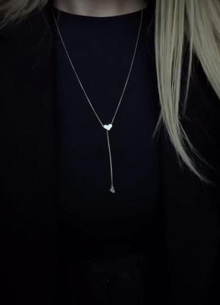 Цепочка подвеска с желтого золота guzema подвеска