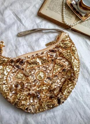 Сумочка, клатч, зарядная с искусственными камнями 🎀