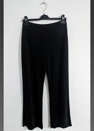 Брюки широкі з трикотажної тканини donna karan dkny2 фото