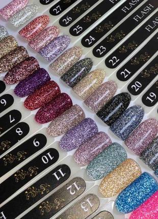 Светоотражающий гель лак, светоотражающий гель лак, flash лак