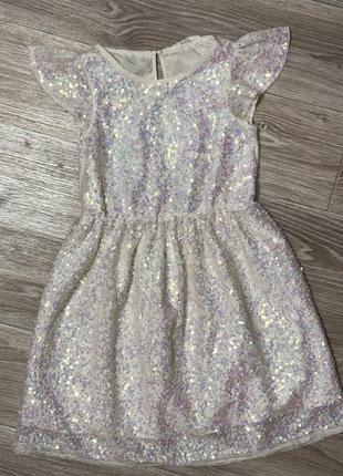 Платье пайетки