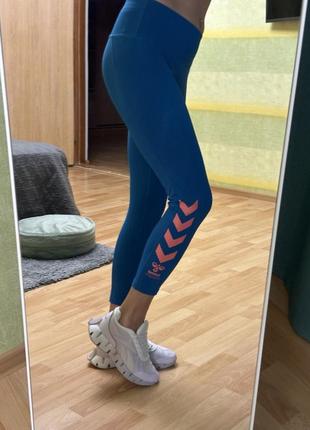 Спортивные леггинсы бренда hummel, размер xs