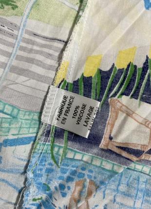 Винтажная гавайская рубашка в оригинальный принт