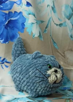 Мягкая вязаная игрушка "кошеница"