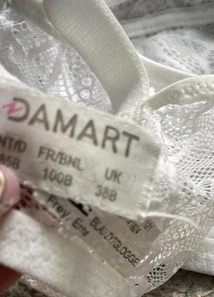 Фирменный,мереживающий бюстгальтер без косточек мягкая чашка damart4 фото