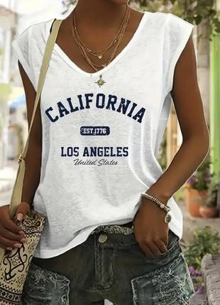 Футболка з надписом california