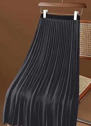 Юбка плиссе меди