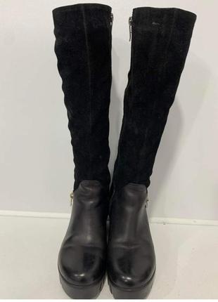 Женские зимние сапоги замшевые 36р. в отличном состоянии лот 8