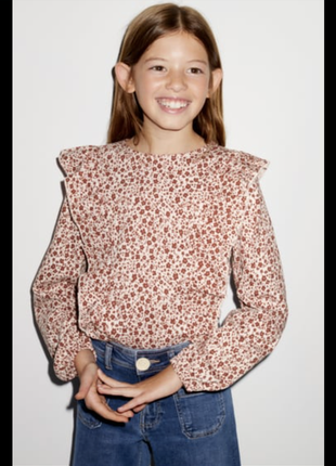 Кофточка с рюшами zara 11-12 лет