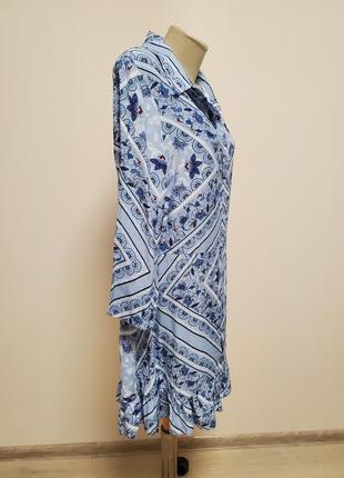 Гарне брендове віскозне плаття на гудзиках4 фото