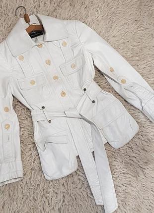 Жакет из натуральной кожи