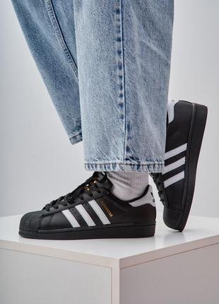Adidas superstar black premium (матовые)