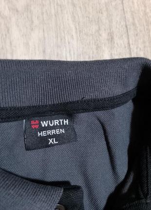 Футболка рабочая wurth. размер xl 4