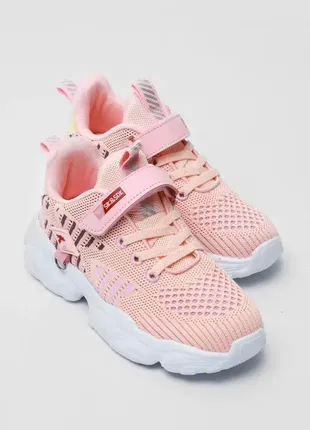 Текстильные кроссовки на липучке