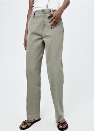 Новые джинсы брюки-чиносы zara zw collection