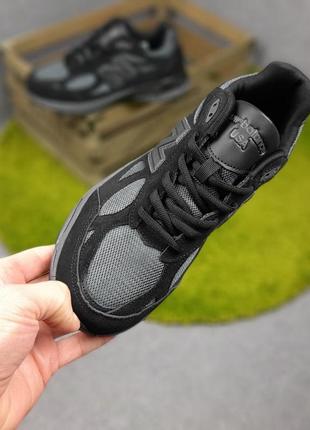 Чоловічі кросівки | new balance 990 | чорні з сірим | замша/текстиль, :429 фото