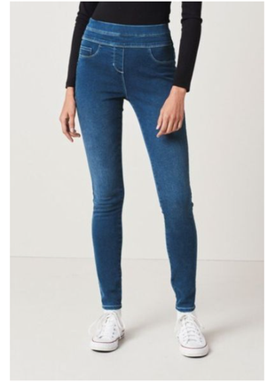 Крутые суперэластичные мягкие, деми джинсы джеггинсы из денима sculpt, от next. 40 евро