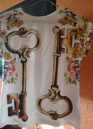 Ключик золотий: топ/футба  dolce gabbana