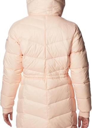 Пуховик зимняя длинная женская куртка columbia women's icy heights ii down mid jacket3 фото