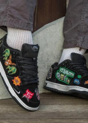 Кросівки nike sb dunk low pro qs neckface - dq4488-001