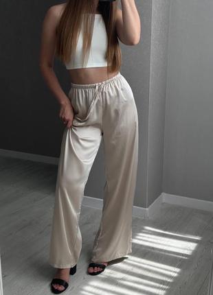 Шелковые брюки