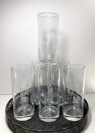 Набір склянок "coca cola" для лонг-дринків. новий.