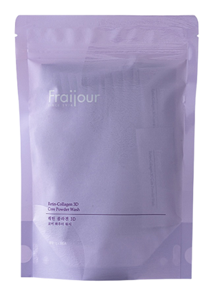 М'яка ензимна пудра з колагеном і ретинолом fraijour retin-collagen 3d core powder wash 30 шт*1г