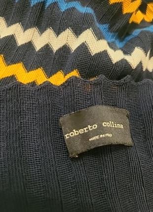 Тоненький светр з бавовни roberto collina італія2 фото