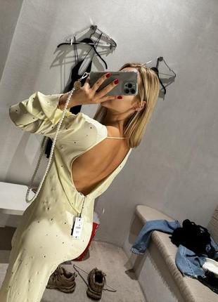 Платье zara в стиле miu miu