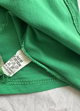 Детская зеленая майка топ/майка топ для девочки 5