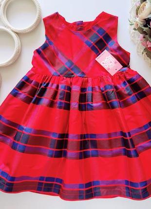 Нова червона сукня в клітку  артикул: 20871