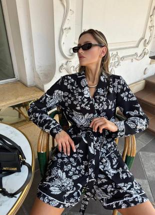 Костюм кимоно+шорты размеры: s-m;l-xl 42-44, 46-48 цвет: белый,черный