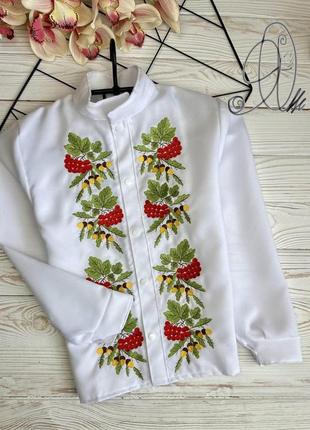 Вишиванка на хлопчика "калина"