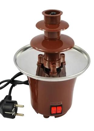 Оченка! шоколадний фонтан мінікомпонентю mini chocolate fondue fountain (підбито шийку, немає паковання 2071)