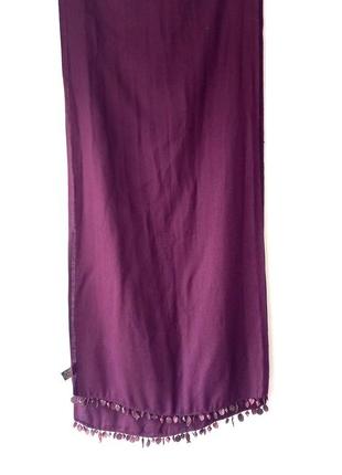 Accessories палантин с декором 180х41 как новый