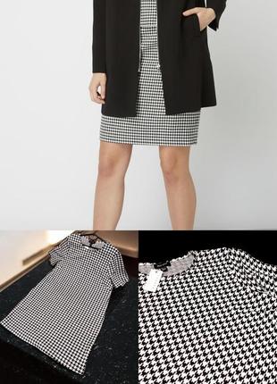 Брендовое платье гусиная лапка new look батал турция этикетка