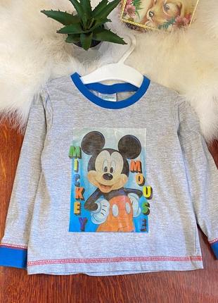 Футболка з рукавом для малюків мікі маус 18-24 міс (No8)