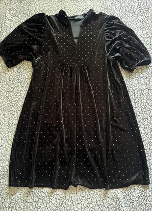 Красива чорна сукня в розмірі xl3 фото