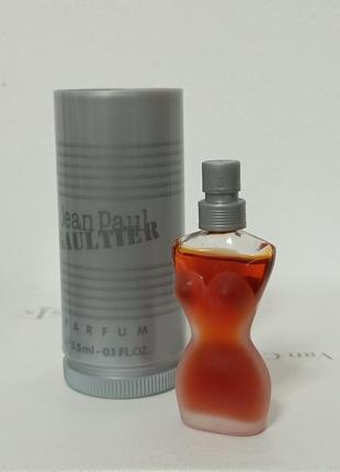 Jean paul gaultier classicque оригінальна вінтажна мініатюра , чистий парфум
