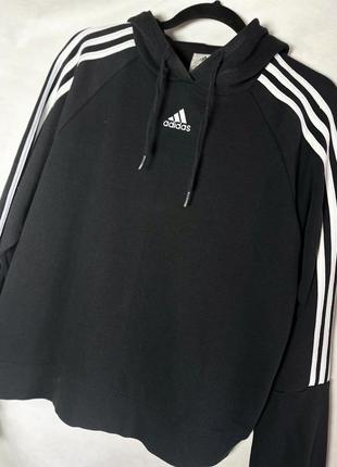 Чорний худі adidas9 фото