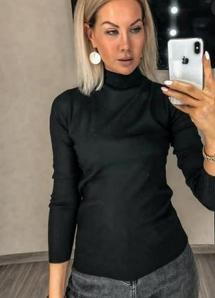 Гольф кашемір стійка водолазка светр норма батал6 фото