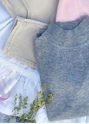 Гольф кашемір стійка водолазка светр норма батал8 фото