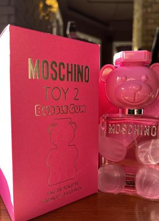 Женские духи moschino toy 2 bubble gum 100 ml москино тот 2 бабл гам3 фото