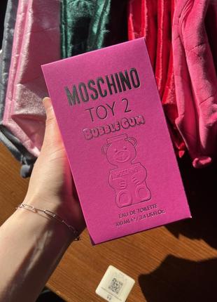 Женские духи moschino toy 2 bubble gum 100 ml москино тот 2 бабл гам2 фото